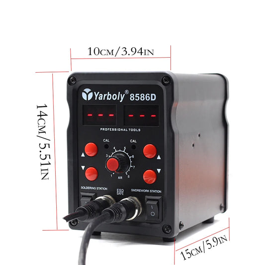 BGA Rework Solder Station Soldering Hot Heat Air Gun 8586D For SMD SMT Welding Repair Desoldering Tools 8586 8786 8858 858d