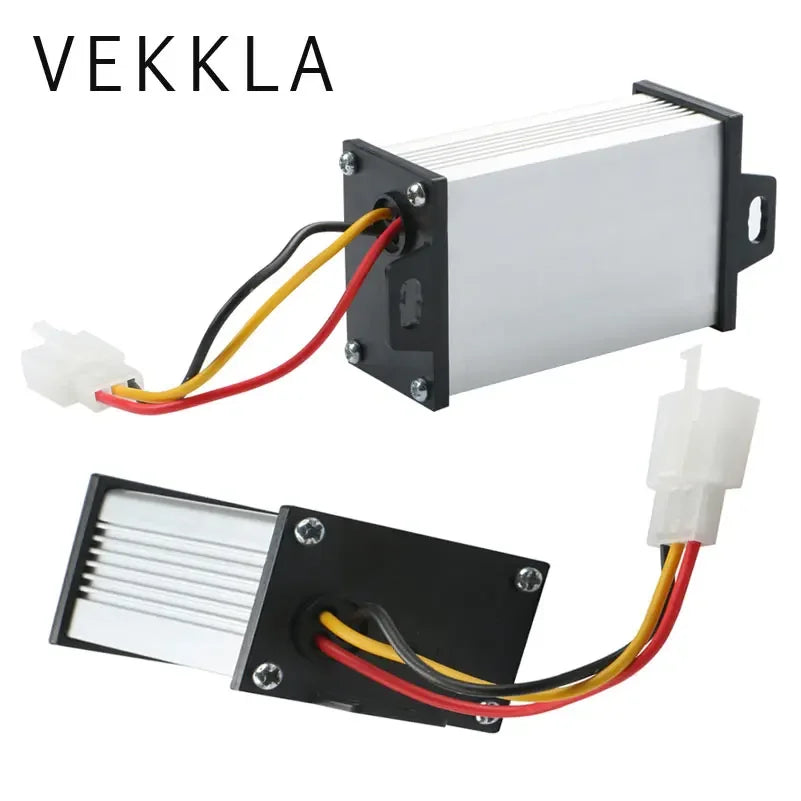 Convertidor Voltaje DC 36V-72V a 12V Buck Step-Down para Vehículo Eléctrico