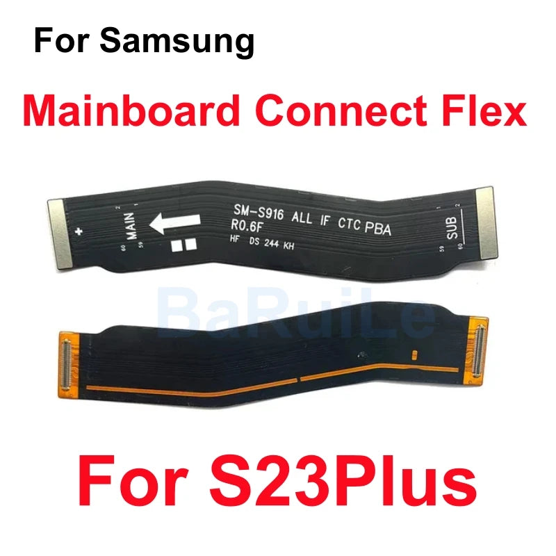 Placa base de carga conectar Flex para Samsung S21 Plus S22 Ultra S20 S23 pantalla LCD conectar placa base extender Cable cinta