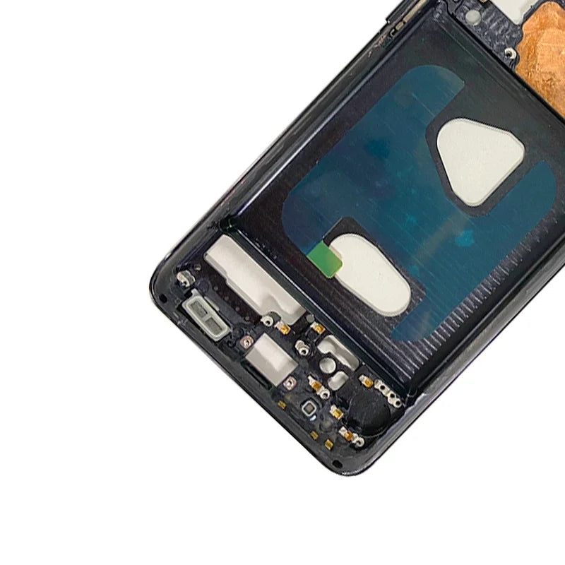 OLED para Samsung Galaxy S20 Ultra Lcd G988 con marco pantalla táctil digitalizador frontal S20 S20 Plus G980 G985 reemplazo
