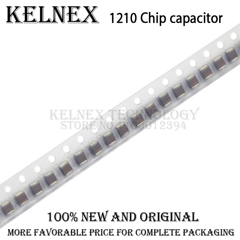 Capacitor Cerámico SMD 1210 (1uF-100uF, 10V-50V) - Pack 20 Unidades (Valores Surtidos)