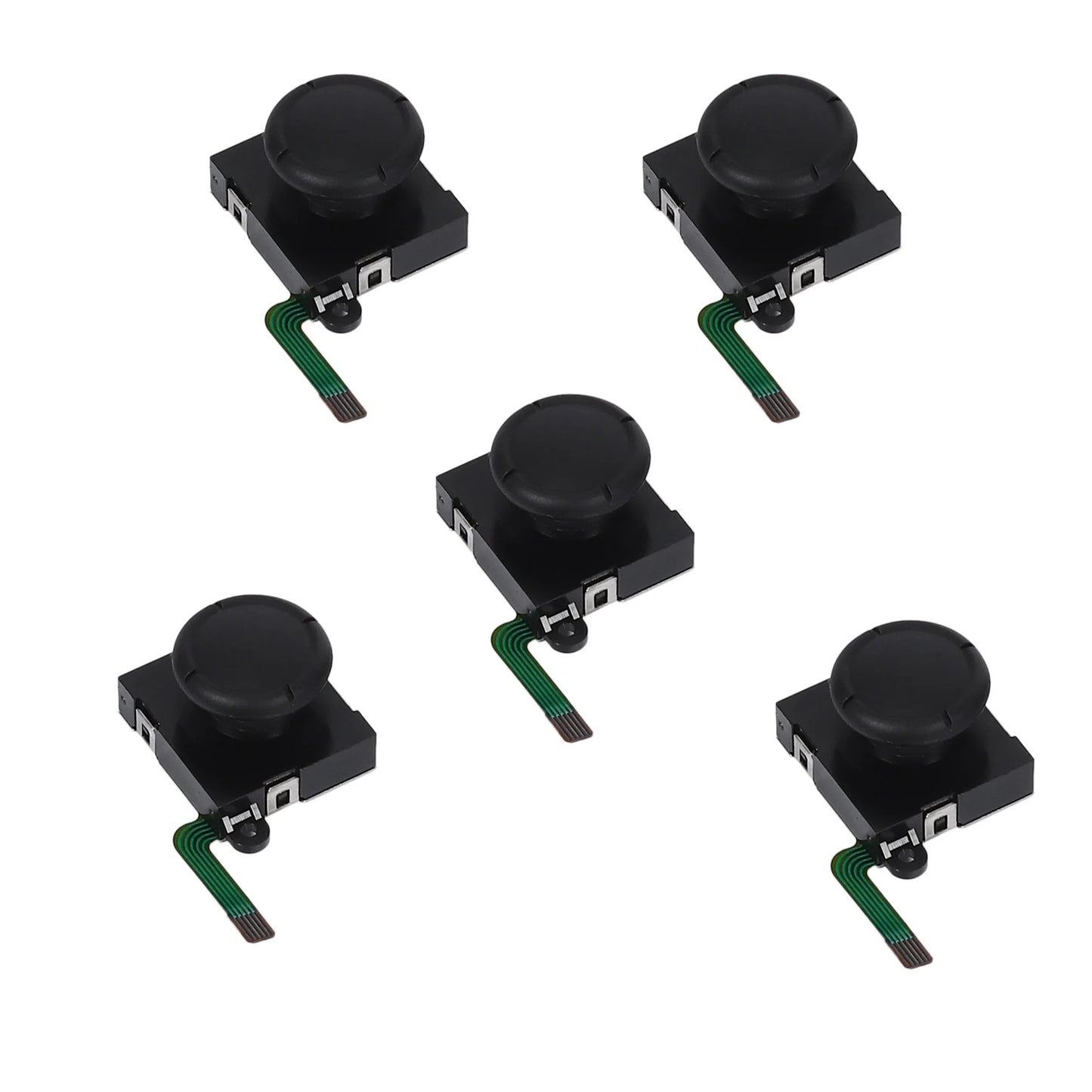 Palanca Joystick Analógico 3D de Repuesto para Control Nintendo Switch / Joycon Gamepad (5 Unidades)