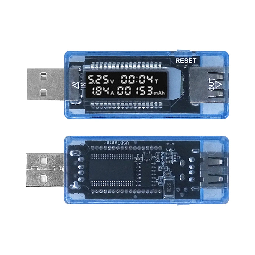 Tester USB Medidor Capacidad Corriente Voltaje Detector Carga Power Bank Prueba Batería