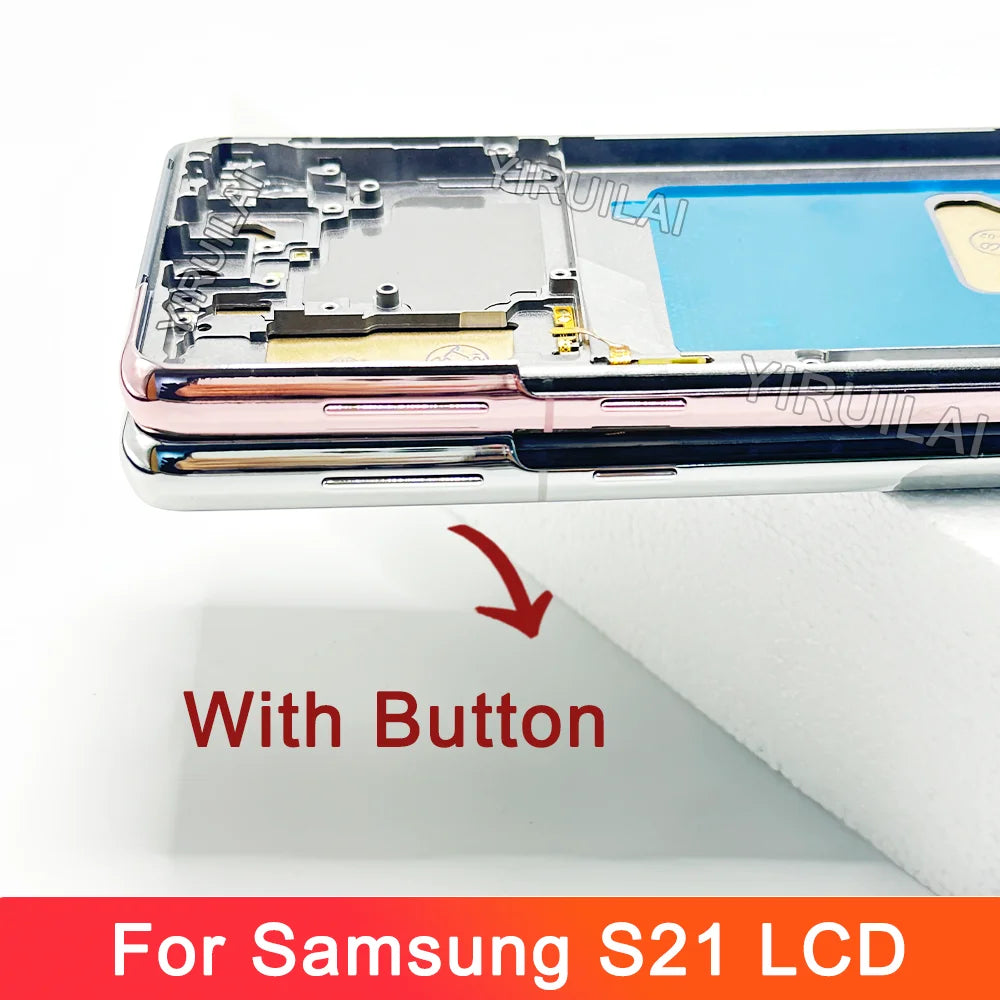 Pantalla de visualización S21 probada para Samsung Galaxy S21 5G SM-G991B SM-G991B/DS pantalla LCD montaje de pantalla táctil reemplazo del digitalizador
