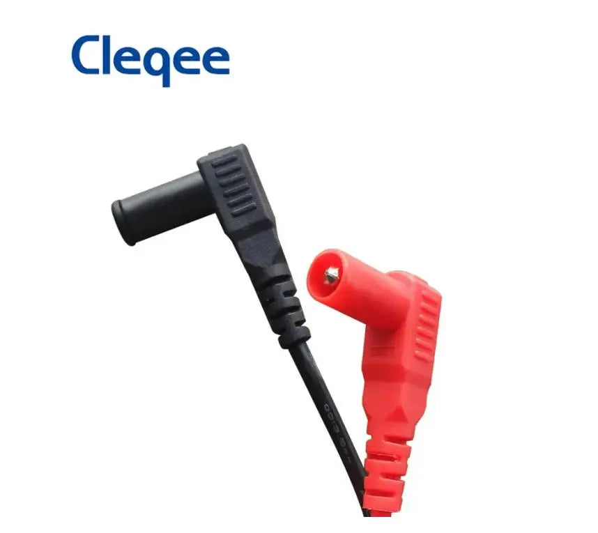 Pinza Multímetro Cleqee P1510 para Componentes SMD - Gancho Testeo LCR con Banana 4mm