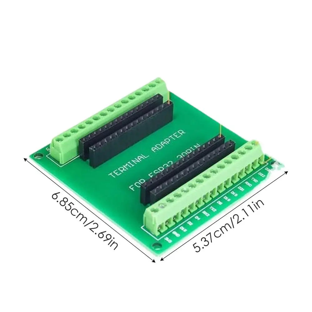 Placa Desarrollo ESP32 (30 Pines, ESP32-WROOM-32S/32D) Módulo Inalámbrico WiFi Bluetooth Doble Núcleo Bajo Consumo