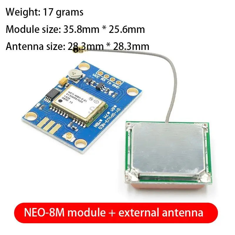 Módulo GPS NEO-6M / NEO-7M / NEO-8M (Micro USB) para Posicionamiento Satelital Arduino/STM32/C51