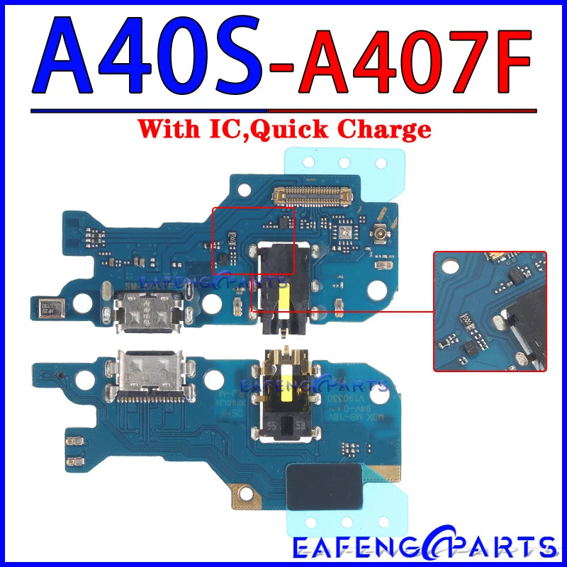 Placa Módulo Puerto Carga USB Dock para Samsung Galaxy A10E/A20E/A30-A70/A10S-A70S
