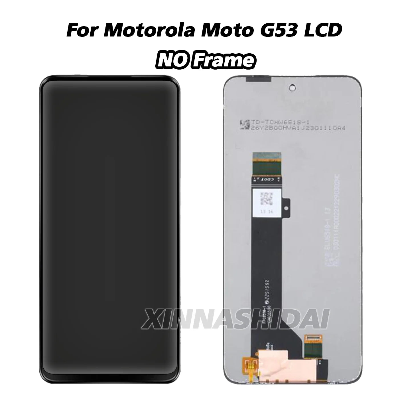 6.5" LCD For Motorola Moto G13 G23 G53 G73 XT2335-2 LCD Display Touch Screen Digitizer Replacement With Frame