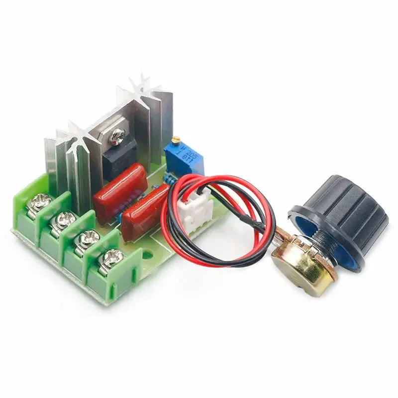 Controlador Velocidad Motor AC 110V/220V 2000W/4000W SCR Regulador Voltaje Dimmer Termostato Alta Potencia