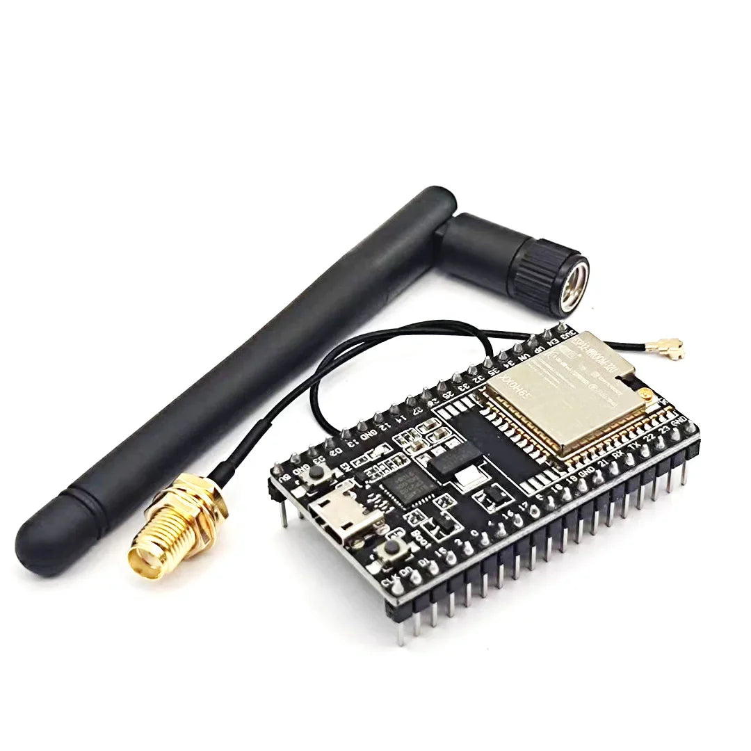 Módulo WiFi ESP32-WROOM-32U / WROVER con Antena 2.4G Opcional (Placa Desarrollo)