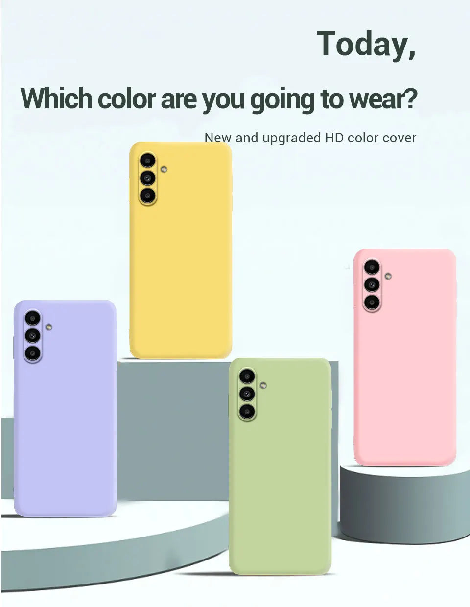 Funda Silicona Líquida Original Antichoque para Samsung Galaxy A05/A05S/A15/A25/A35/A55 (4G/5G)