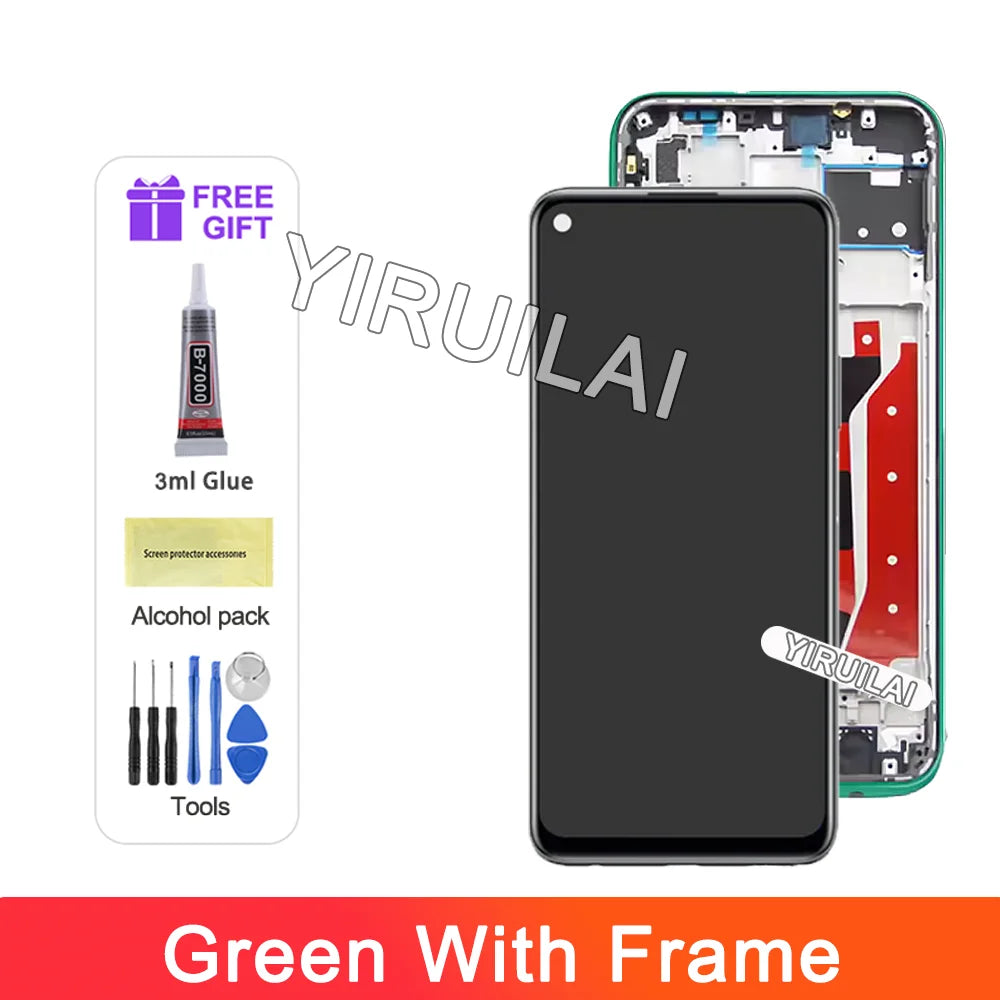 For Huawei P40 Lite JNY-LX1 LCD Display 10 Touch Screen Replacement For Nova 7i JNY-LX2, P 40 Lite Lcd Screen Nova 6 SE Display