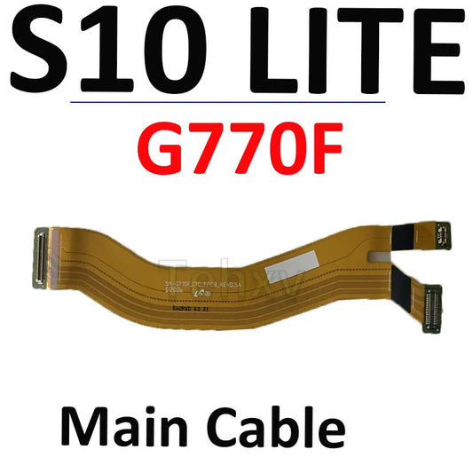 Componentes Internos Samsung S10 Lite G770F: Antena WiFi, Placa Principal, USB Carga, Micrófono (Testado)