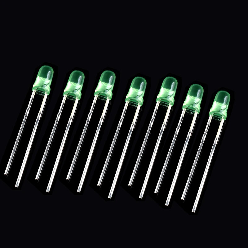 Kit Surtido Diodos LED 3mm/5mm (DIP, Rojo/Naranja/Amarillo/Verde/Azul/Blanco) Componentes Electrónicos