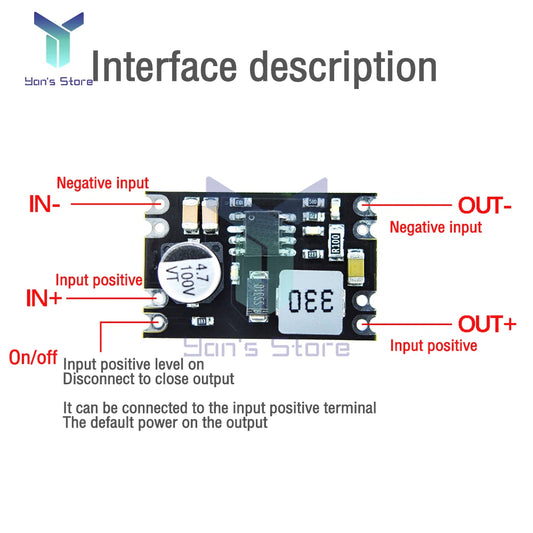 Módulo Convertidor Buck Ajustable DC 7-100V a 5V/9V/12V/24V 2A Step-Down