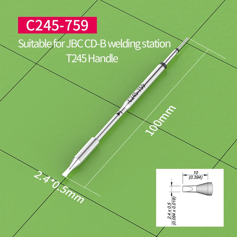 for JBC Soldering station soldering iron tip C245-944 C245-966 C245-407 C245-741 C245-755 756 compatibility JBC T245 Handles