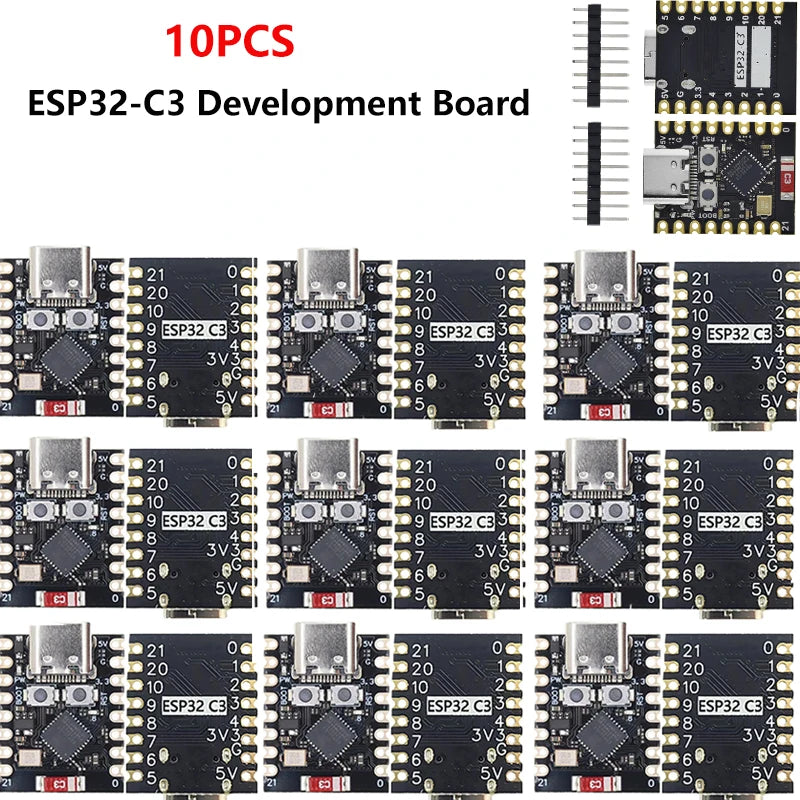 Placa Desarrollo ESP32-C3 SuperMini WiFi Bluetooth para Arduino (1-10 Unidades)
