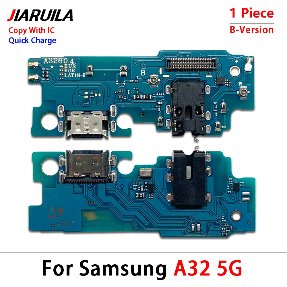 Flex Cable Carga USB para Samsung A22/A32/A42 (4G/5G) - Repuesto Conector Dock (Testado)