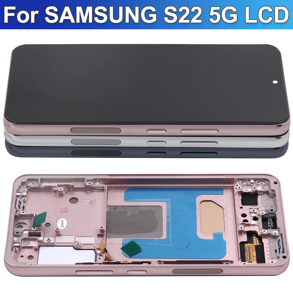 S22 para Samsung probado para S22 5G S901B S901U S901W S901N S901E pantalla LCD reemplazo del ensamblaje del digitalizador de pantalla táctil