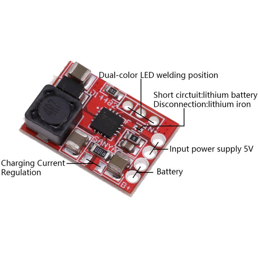 TP5000 4.2V/3.6V/8.4V 1A/2A Lithium Ion 18650 Battery Charging Board Charger Module CD42 TP5100 Lithium Iron Phosphate Battery