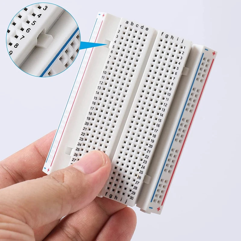 MB-102 MB102 Breadboard 400 830 Point 65 Jumper Wires Solderless PCB Bread Board Test Develop DIY for Arduino Power Module