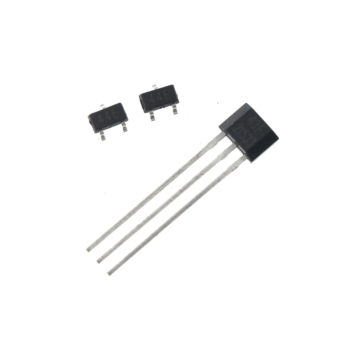 Sensor Efecto Hall SMD - Varios Tipos (41F, 43F, 44E, 49E, 3144, OH137, etc.) - Lote 50 Piezas