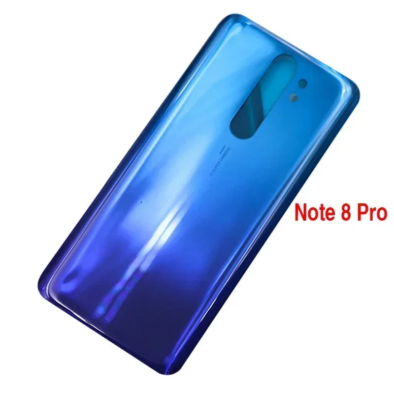 Tapa Trasera Batería Panel Vidrio 3D Carcasa con Adhesivo para Xiaomi Redmi Note 8 / Note 8 Pro (Reemplazo)