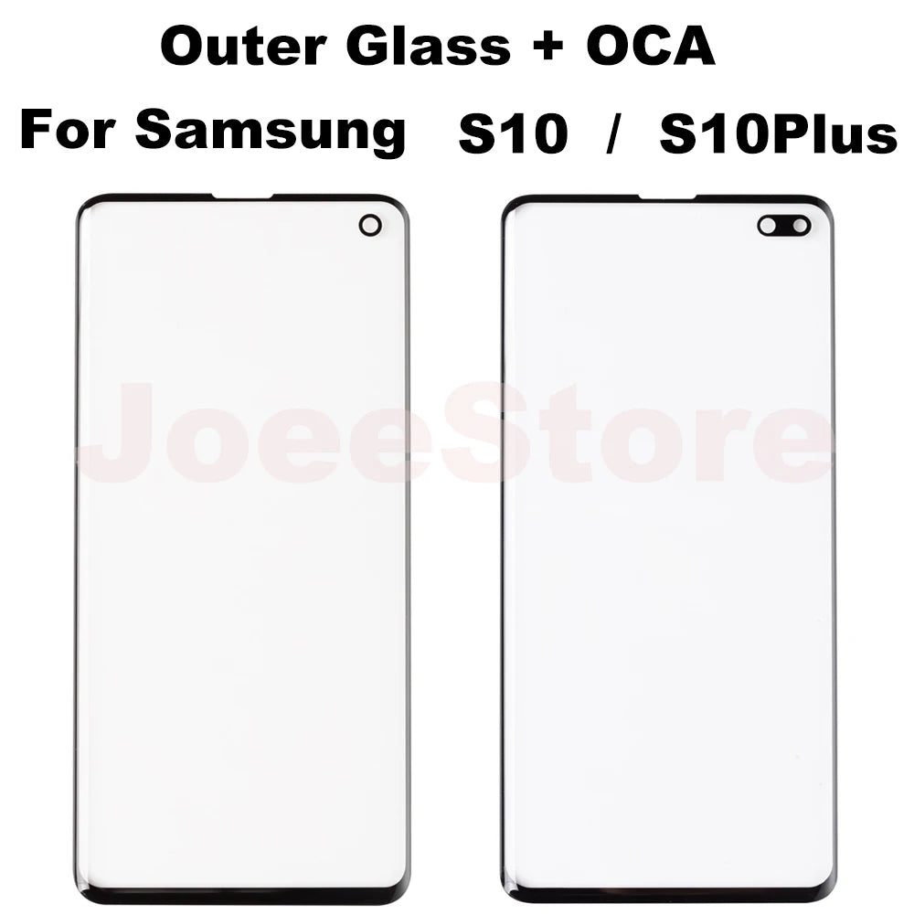2 Cristales Exteriores con Film OCA para Pantalla LCD Samsung Galaxy (Varias Series)