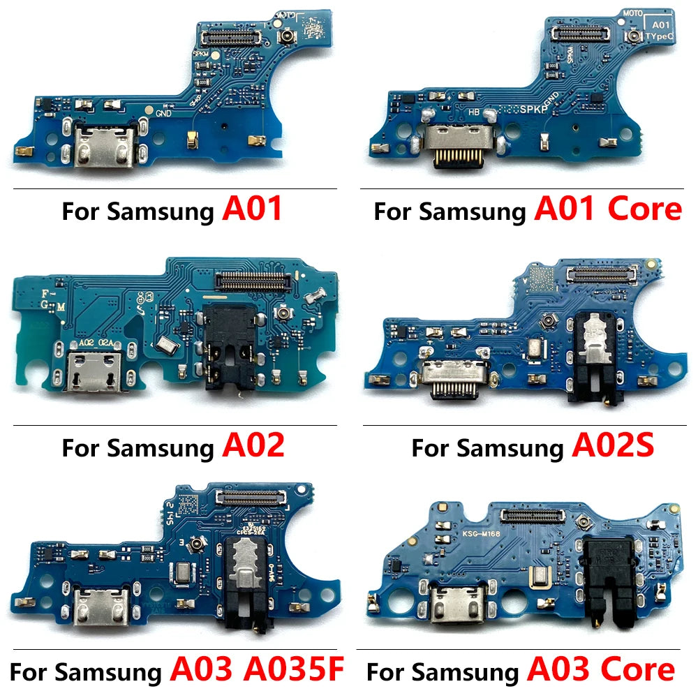 Placa Puerto Carga Rápida USB para Samsung Galaxy A01-A7 / A02-A54 / A10S / M15/M16 / A13-A32 4G/5G (Varios Modelos)