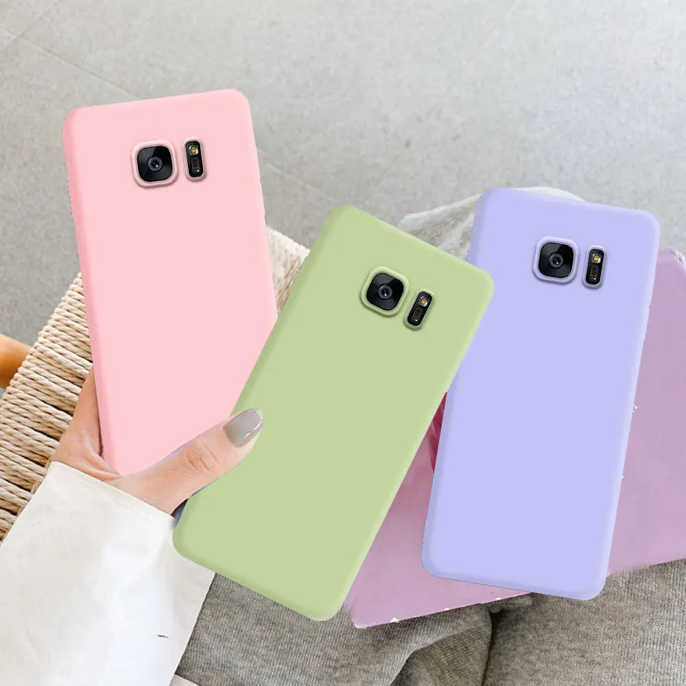 Funda Carcasa Silicona Mate para Samsung Galaxy S7 / S7 Edge (Coque)
