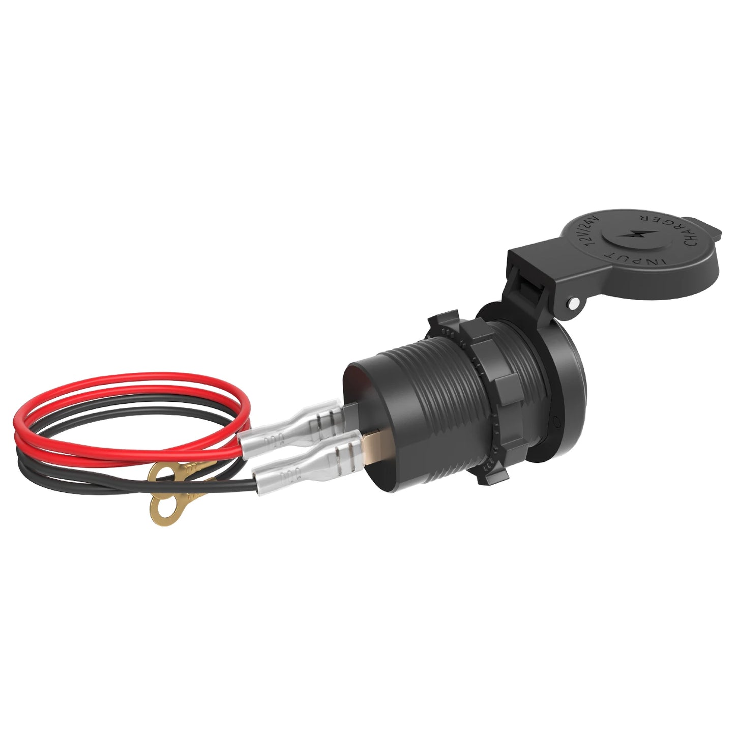 Socket Cargador USB 100W Impermeable Carga Rápida PD Tipo-C + QC3.0 para Auto/Bote/RV/Moto 12V-24V