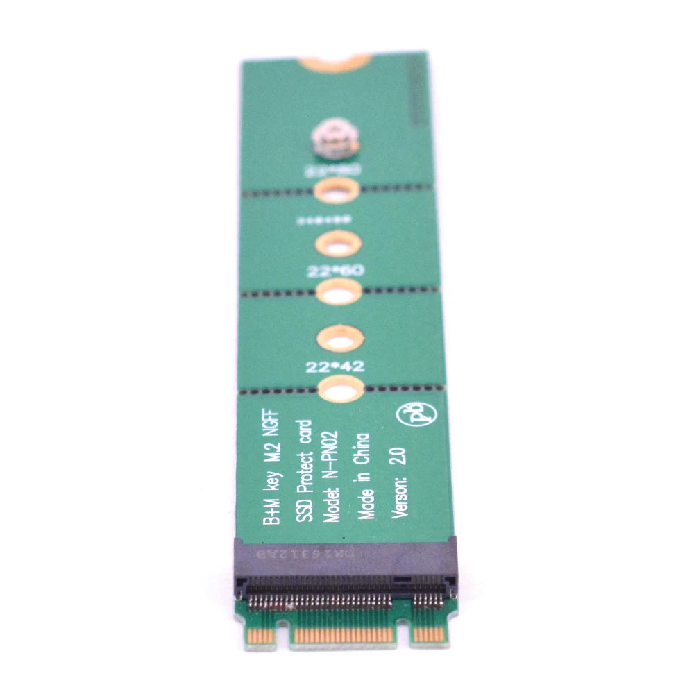 Adaptador NGFF M.2 B+M Key (Hembra a Macho SATA) - Herramienta Testeo SSD M.2 (2242/2260 a 2280)
