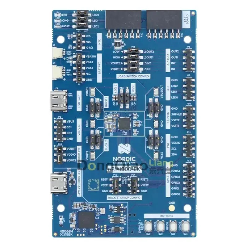 Kit Evaluación/Desarrollo PMIC Nordic NPM1300-EK Power Management IC