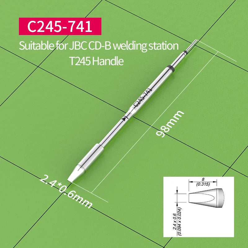 for JBC Soldering station soldering iron tip C245-944 C245-966 C245-407 C245-741 C245-755 756 compatibility JBC T245 Handles