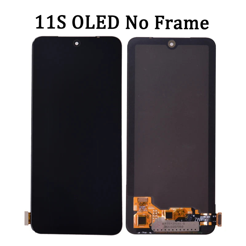 For Xiaomi Redmi Note 11 LCD Display Note 11 2201117TG Screen Touch Glass Digitizer For Redmi Note 11S LCD With Frame