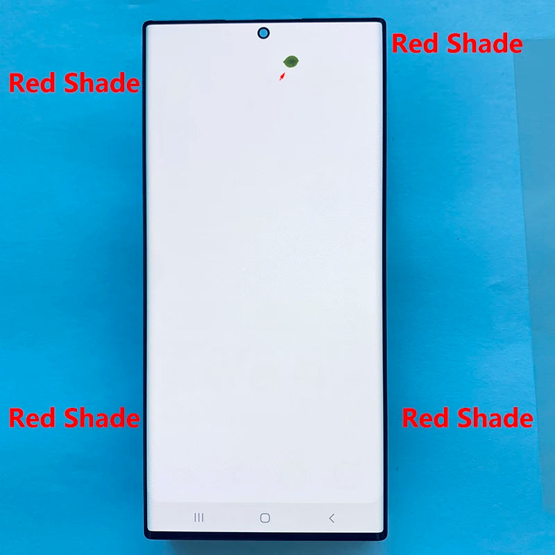 Pantalla 6.8" Super AMOLED con Marco y Digitalizador Táctil para Samsung S22 Ultra (S22U/S908B/S908U) (Con Defecto Estético)