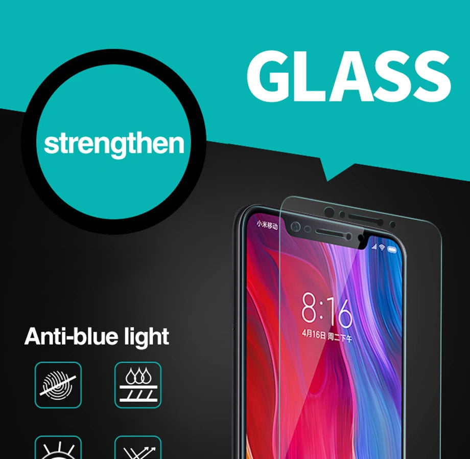 Protector Pantalla Cristal Templado HD para Xiaomi Redmi Note 9-13 Pro/10S/11S / Poco X3 Pro-X6/F3-F5 (Pack 5 Unidades)