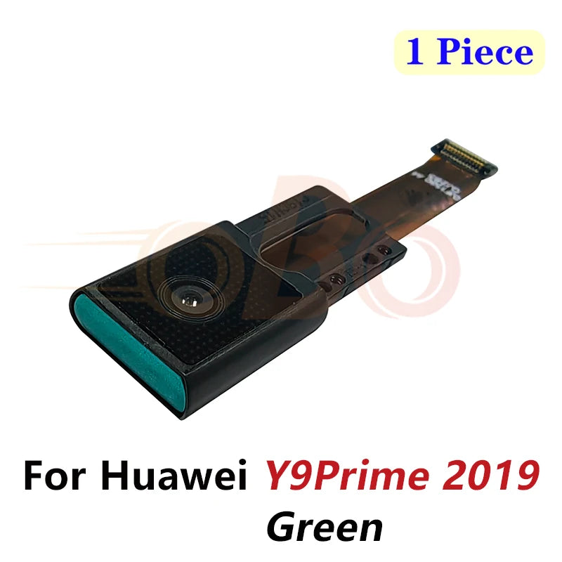 Módulo Cámara Frontal Pequeña con Marco y Cable Flex para Huawei Y9s / Y9 Prime 2019 (Repuesto, Negro/Azul/Verde)