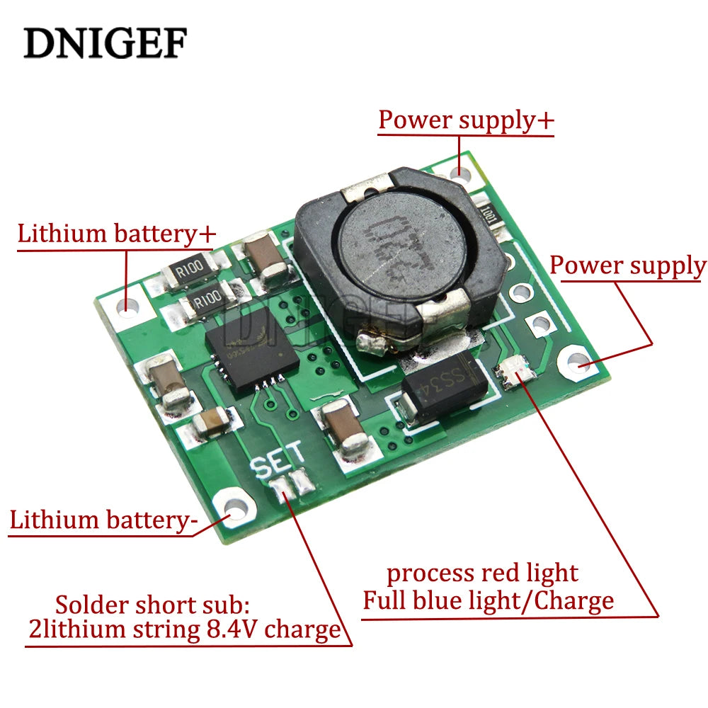 10PCS TP5100 Double Single Lithium Battery Charge Management Compatible 2A in Rechargeable Lithium Battery Plate