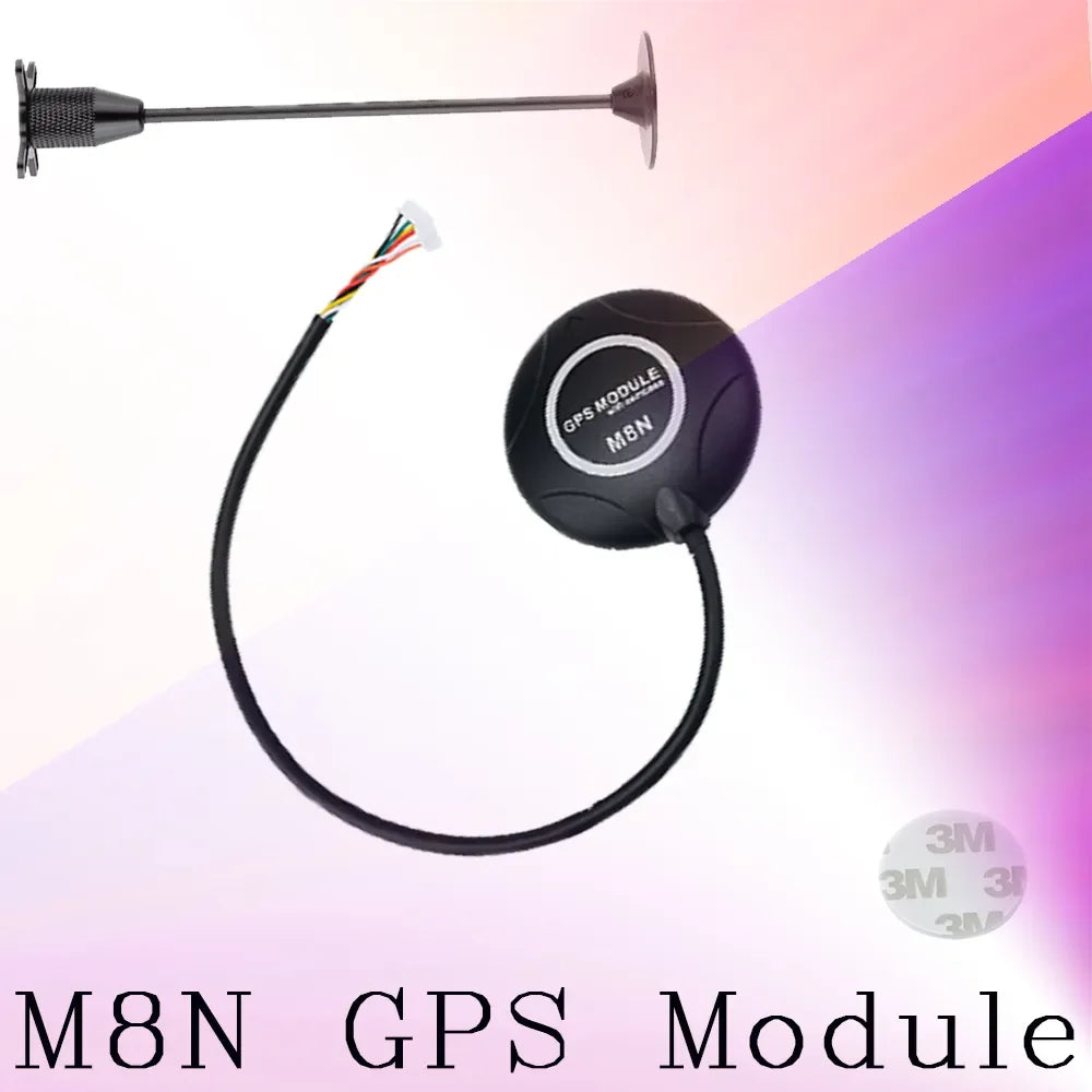 Módulo GPS M8N / M9N (Chip M8/8N/6M) Alta Precisión con Soporte y Compás Integrado para APM 2.6/2.8 / Pixhawk 2.4.6/2.4.8