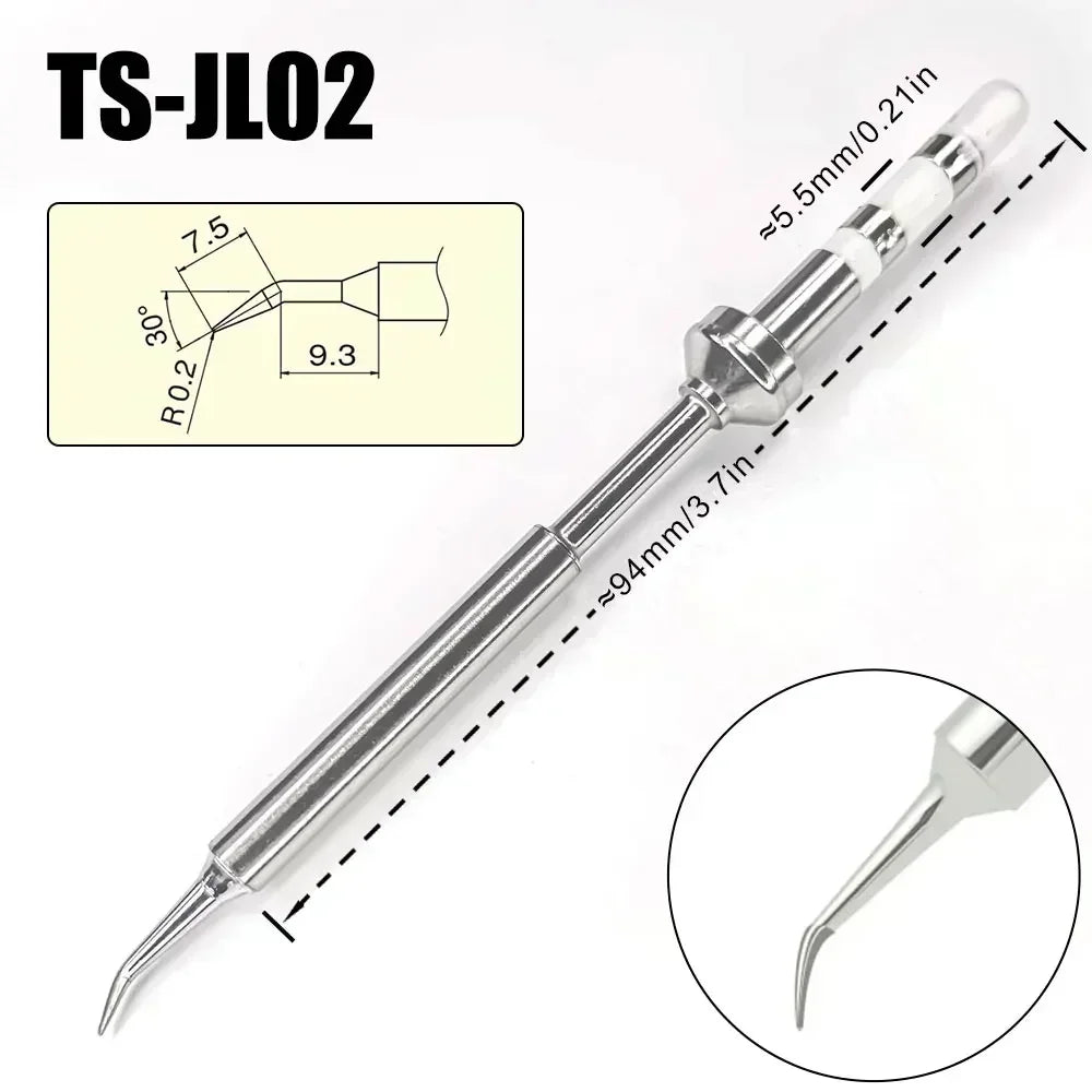 TS100 TS101 Pine64 Soldering Iron Tip Replacement Various Models of Pinecil Electric Soldering Iron Tip TS Series B2 I K C4 D24