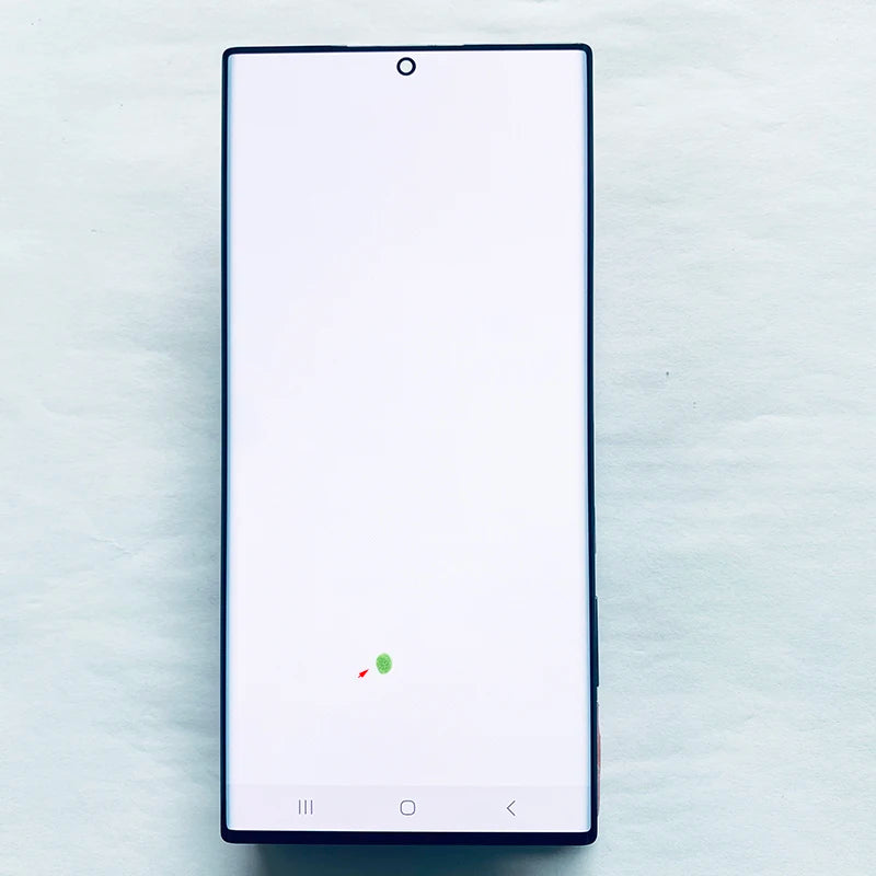 Pantalla 6.8" Super AMOLED con Marco y Digitalizador Táctil para Samsung S22 Ultra (S22U/S908B/S908U) (Con Defecto Estético)