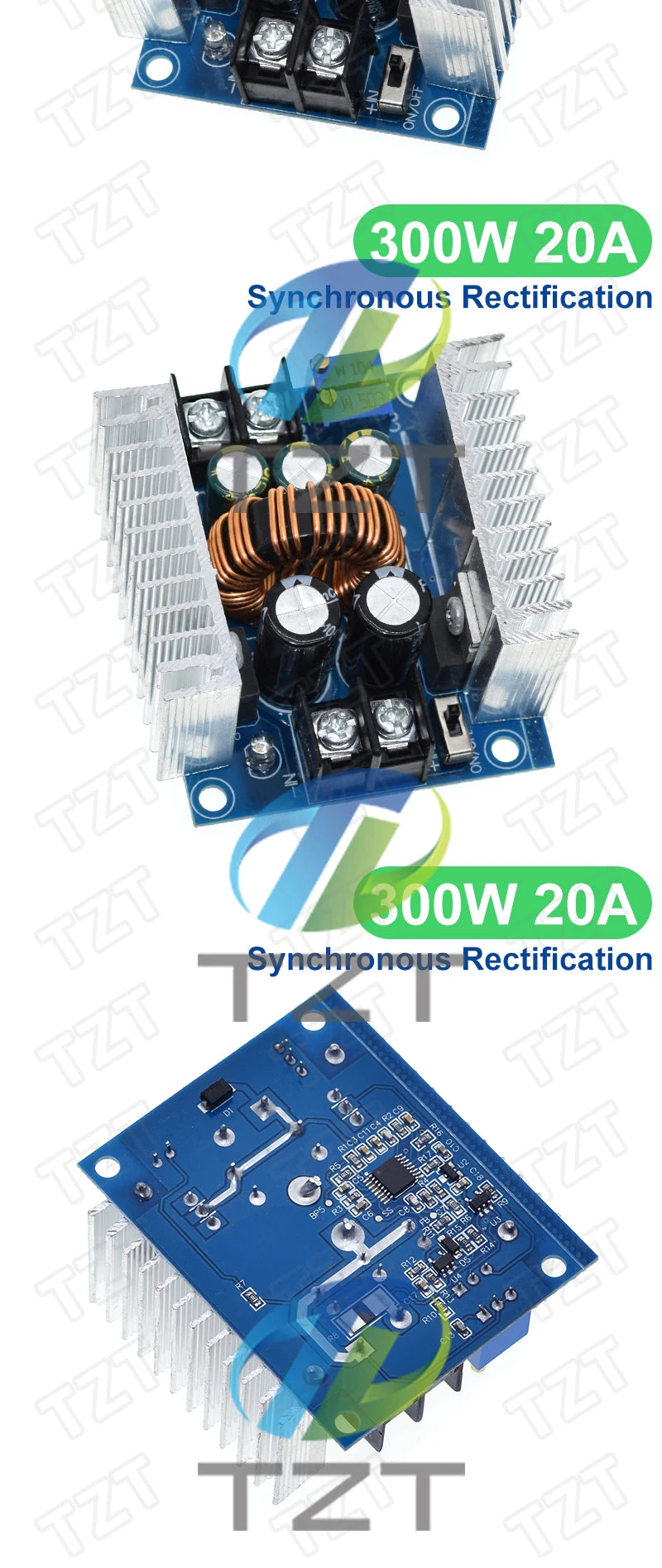 Módulo Convertidor Buck DC-DC 300W 20A Step-Down Corriente Constante Driver LED