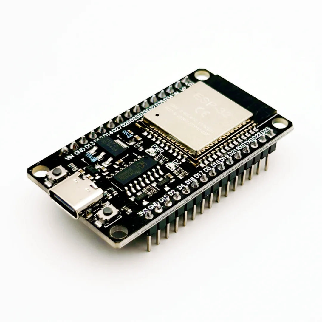 Placa Desarrollo ESP32 (30 Pines, ESP32-WROOM-32S/32D) Módulo Inalámbrico WiFi Bluetooth Doble Núcleo Bajo Consumo