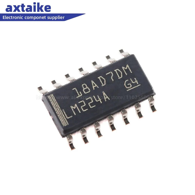 Lote 10 Pcs Amplificador Operacional Quad LM224ADR / LM224A (LM224) SOIC-14 SMD