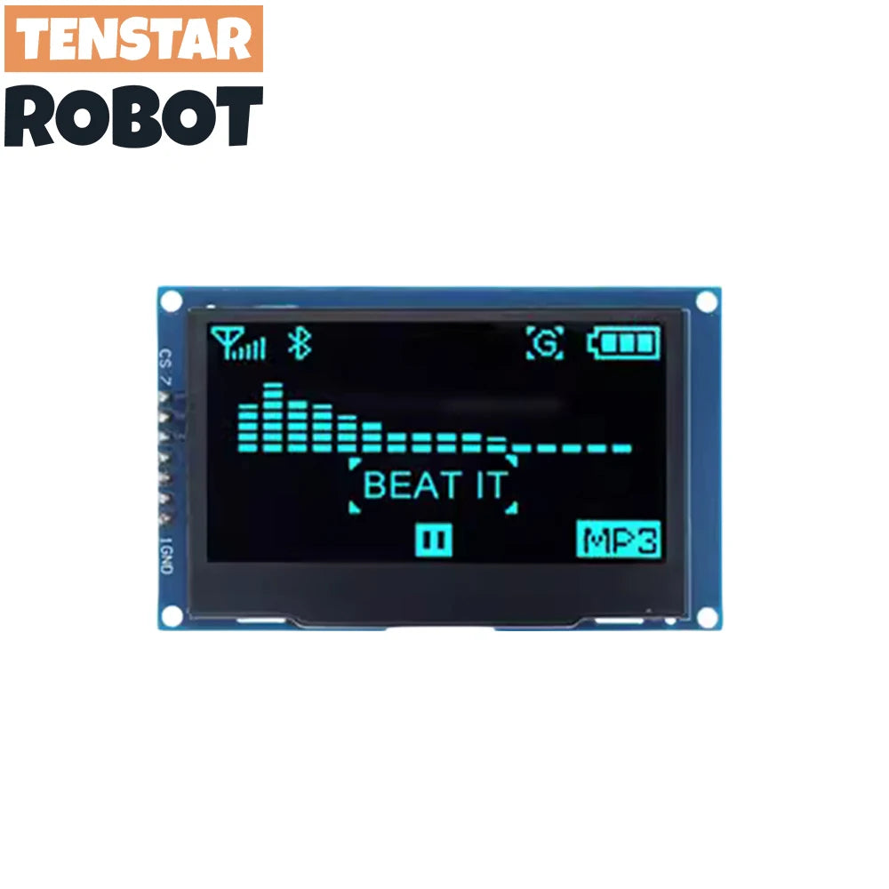 OLED 2.4" 2.42 Inch 128x64 LCD Display SSD1309 12864 4 Pin IIC I2C SPI Serial Interface