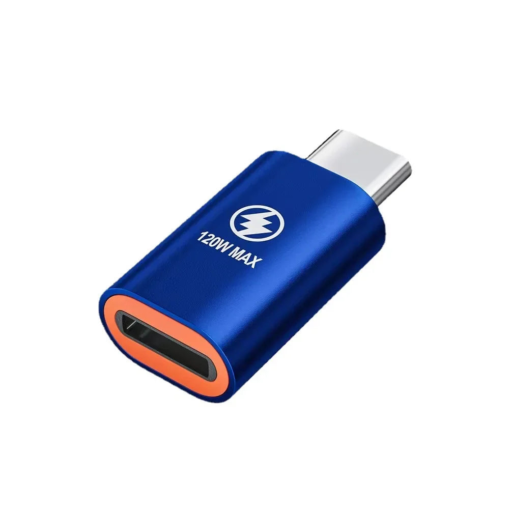 Lote 1-3 Pcs Adaptador Convertidor Carga Rápida PD 120W Lightning Hembra a USB-C Macho para iPhone 15/14/13/iPad/Samsung