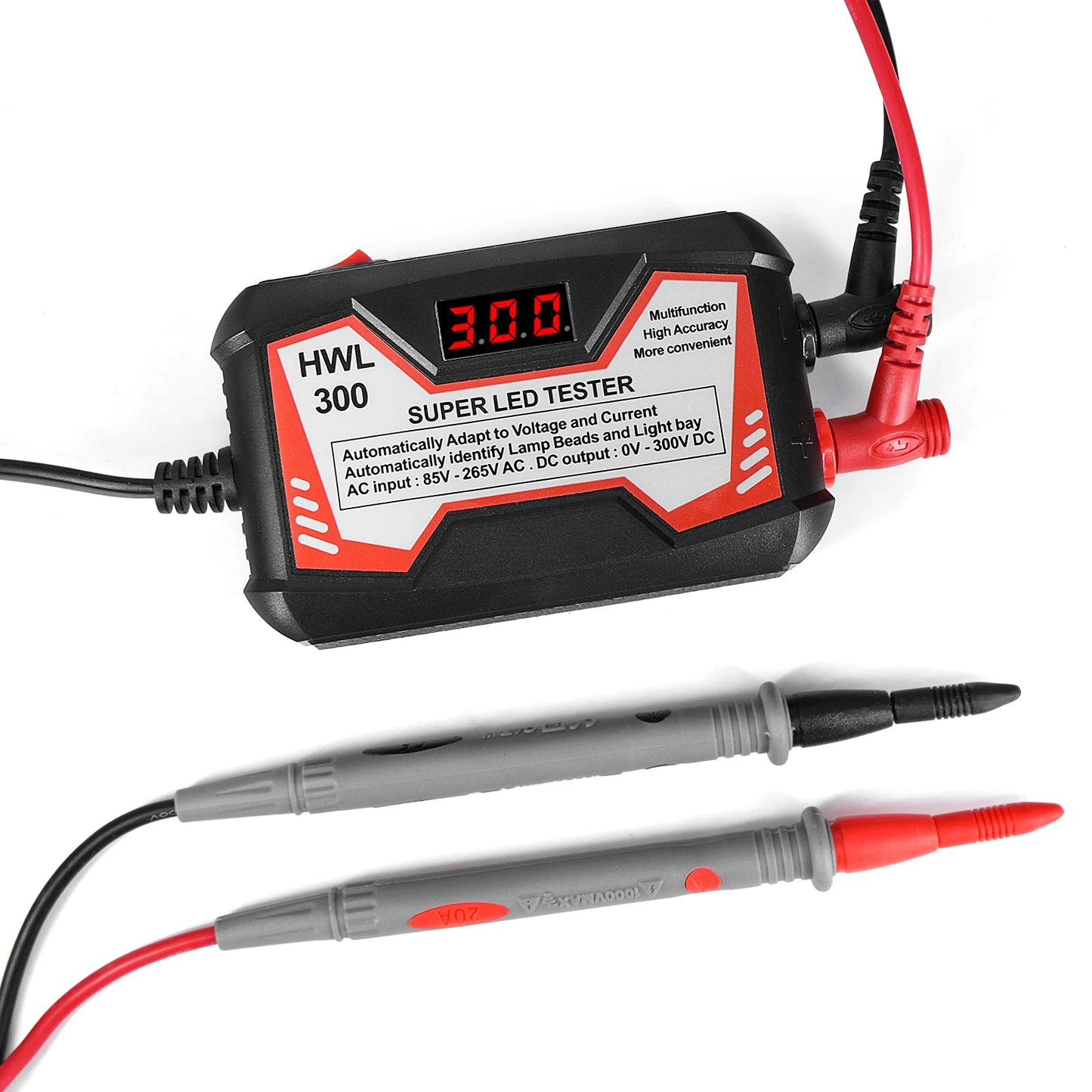 Tester LED 0-300V Output Probador Tiras Beads Mantenimiento TV LCD Inspección Multiuso