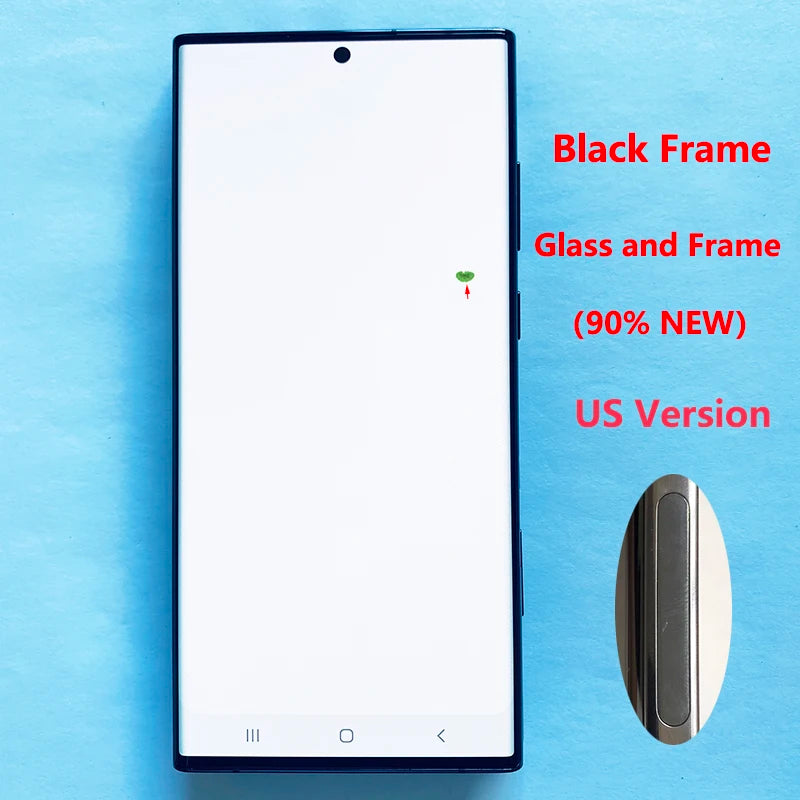 Pantalla 6.8" Super AMOLED con Marco y Digitalizador Táctil para Samsung S22 Ultra 5G (S908/S908U/S908B) (Con Defecto Estético)